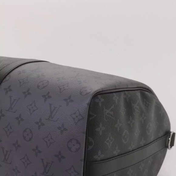 LOUIS VUITTON Eclipse Reverse Keepall Bandouliere 50 Bag M45392 LV Auth 68414A - Picture 4 of 16